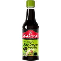 Salsa de soja amb menys sal SAKURA, flascó 150 ml