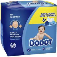 Tovalloletes paquet blau DODOT, pack 6x64 unit.