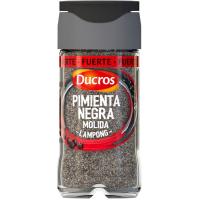 Pimienta negra molida de Lampong DUCROS, frasco 35 g