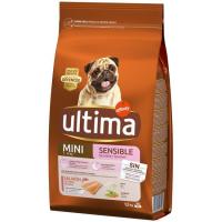 Alimento de salmón para perro mini sensitive ULTIMA, saco 1,5 kg