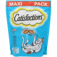 Snack de salmó per a gat CATISFACTION, paquet 180 g