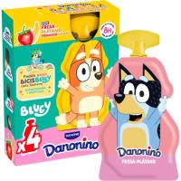 Bebedino pouch sabor maduixa-plàtan DANONINO, pack 4x70 g