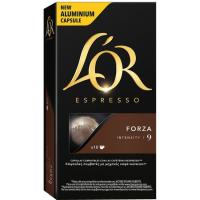 Café Forza compatible  Nespresso L'OR, caja 10 uds
