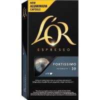 Cafè Fortissimo L`OR, caixa 10 monodosis