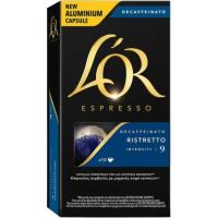 Café Ristretto descafeinado comp. Nespresso L'OR, caja 10 uds