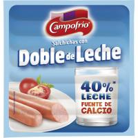 Salsitxes de doble de llet CAMPOFRÍO, sobre 140 g