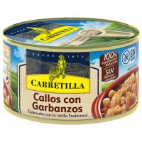 Callos con garbanzos CARRETILLA, lata 380 g