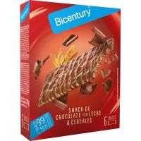 Barreta de xocolata amb llet BICENTURY Sarialis, caixa 120 g