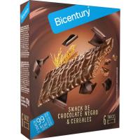 Barreta de xocolata negra BICENTURY, caixa 120 g