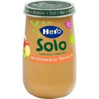 Potito ecológico a la jardinera de ternera HERO, tarro 190 g