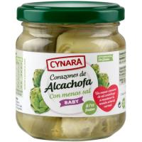 Corazón alcachofas baby baja en sal 8/12 CYNARA, frasco 115 g