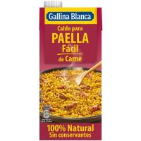 Caldo para paella fácil de carne GALLINA BLANCA, brik 1 litro