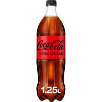 Refresc de cola COCA-COLA Zero, ampolla 1,25 litres