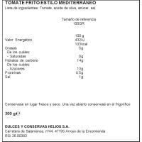 Tomàquet Mediterrani oliva HELIOS, flascó 300 g