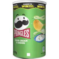 Aperitiu sour cream PRINGLES, llauna 70 g