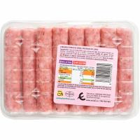 Longaniza fresca de cerdo EROSKI, bandeja 375 g