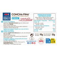 Concha fina al natural UBAGO, lata 55 g