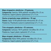 Mopa atrapapolvo EROSKI, recambio 10 uds