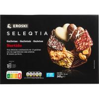 Surtido galletas especialidades Eroski SELEQTIA, caja 245 g