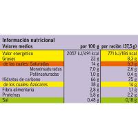 Galeta amb tauleta de xocolata amb llet EROSKI, paquet 150 g