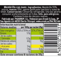 Carne de membrillo con nueces EROSKI SELEQTIA, tarrina 200 g