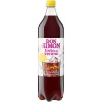 Tinto de verano llimona 0,0 sucre DON SIMON, ampolla 1,5 litres