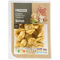 Tortellini con setas EROSKI, bandeja 250 g