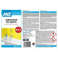 Limpiador de moho HG, pistola 500 ml