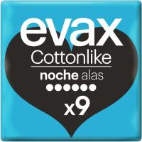 Compresa de nit amb ales EVAX COTTONLIKE, paquet 9 u