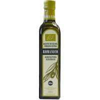 Aceite de oliva virgen extra ecológico ROMANICO, botella 50 cl