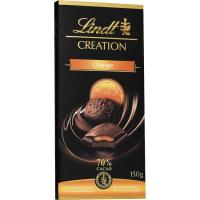 Xocolata 70% Orange LINDT Creation, tauleta 150 g