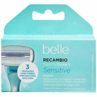 Recanvi sensitive 3 fulles belle, pack 3 u