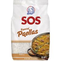 Arròs especial per a paella SOS, paquet 1 kg