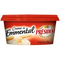 Crema de queso Emmental PRESIDENT, tarrina 125 g
