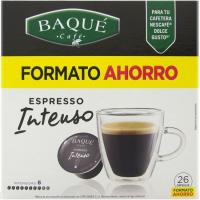 Café expresso compatible Dolce Gusto BAQUÉ, caja 26 uds
