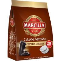 Cafè extrafuerte MARCILLA, paquet 28 monodosis