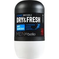 Desodorante para hombre invisible MEN BY BELLE, roll on 75 ml