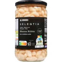 Alubia blanca riñón cocida IGP Bañeza E. SELEQTIA, frasco 400 g