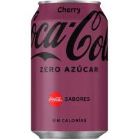Refresco Cherry Coke Zero COCA COLA, lata 33 cl