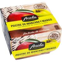 Postres de poma i mango ANELA, pack 2x100 g