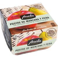 Postres de poma-pera ANELA, pack 2x100 g