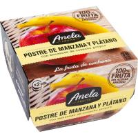 Postres de poma-plàtan ANELA, pack 2x100 g