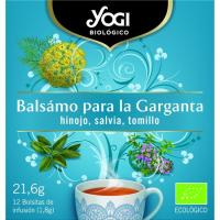 Té bálsamo garganta YOGI, caja 20 g
