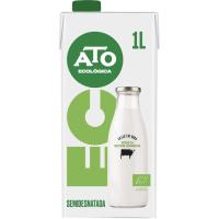 Llet ecològica semi ATO, brik 1 litre