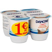 Yogur natural azucarado DANONE, pack 4x120 g