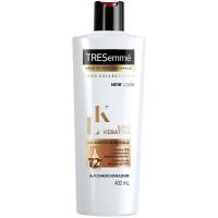 Acondicionador liso keratina TRESEMMÉ, bote 400 ml