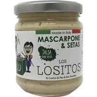 Salsa mascarpone i bolets ELS LOSITOS, flascó 160 g