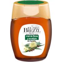 Miel de flores-eucalipto EL BREZAL, frasco 350 g