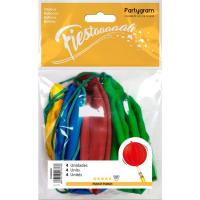 Globus de punch ball de colors PARTYGRAM, 4 u