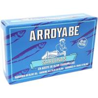 Sardinetes en oli d`oliva 10/14 peces ARROYABE, llauna 118 g